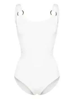 Купальник Sophia с жатым эффектом PARAMIDONNA, белый