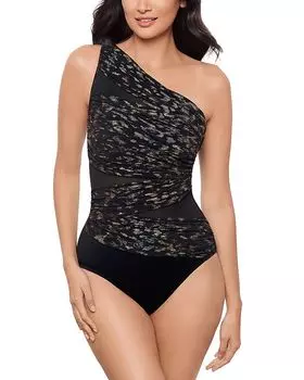 Купальник Sparkle Plenty Jena цельный Miraclesuit, черный