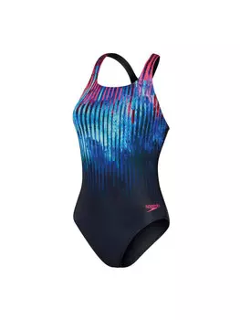 Купальник Speedo Badeanzug ECO+ Digital Placement, синий