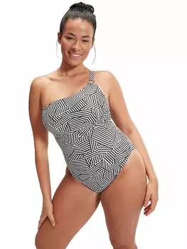 Купальник Speedo, черный/белый