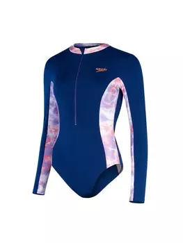 Купальник Speedo Langarm Shirt zum Surfen SUP, синий