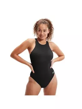 Купальник Speedo Racer Zip Badeanzug mit Reiverschluss, черный