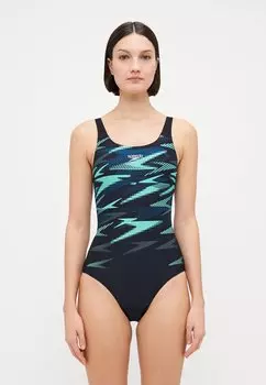 Купальник Speedo, сине-зеленый
