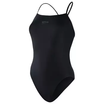 Купальник Speedo Women's Eco Endurance+ Thinstrap 1 Piece, черный