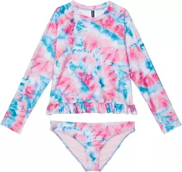 Купальник Splendid Littles Twist Of Fate Rashguard Set, разноцветный