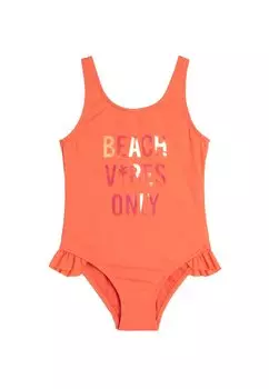 Купальник STRAPS RUFFLE DETAIL PRINTED Koton, цвет coral