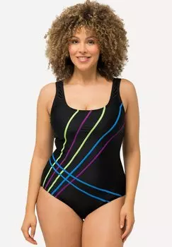 Купальник STRIPED Ulla Popken, черный