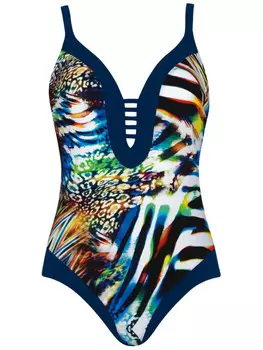 Купальник SUNFLAIR Badeanzug, цвет nachtblau/bunt