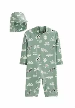 Купальник SUNSAFE 2 PIECE SET LONGER Next, зеленый