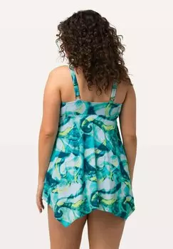 Купальник SWIMDRESS . Ulla Popken, бирюзовый