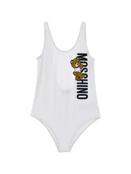 Купальник Teddy Bear Moschino Kids, белый