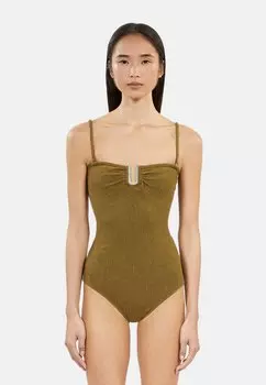 Купальник The Kooples, хаки