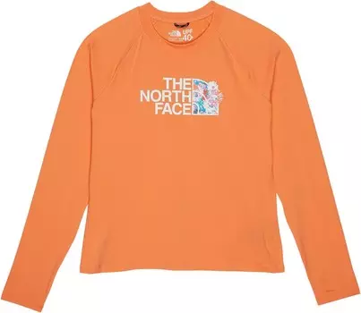 Купальник The North Face Kids Amphibious Long Sleeve Sun Tee, цвет Dusty Coral Orange