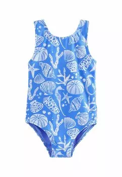 Купальник Tie Shoulder Standard Next, синий