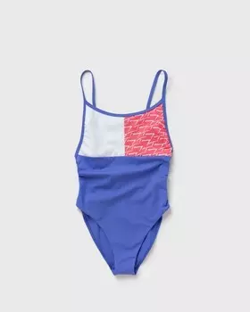 Купальник Tommy Hilfiger Cheeky One Piece, цвет iris blue
