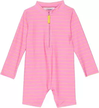 Купальник Toobydoo Pretty in Pink Rashguard Sun Suit Upf50+, розовый