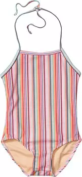Купальник Toobydoo Retro Rainbow Stripes One-Piece Swimsuit, розовый