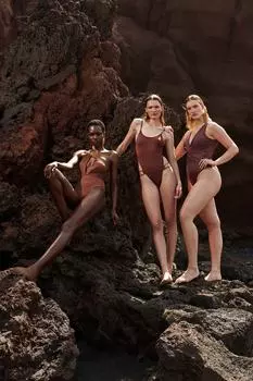 Купальник TRENDYOLMLLA, коричневый