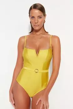 Купальник TRENDYOLMLLA, зеленый