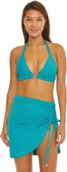 Купальник Trina Turk Ripple Cinch Skirt, цвет Atmosphere