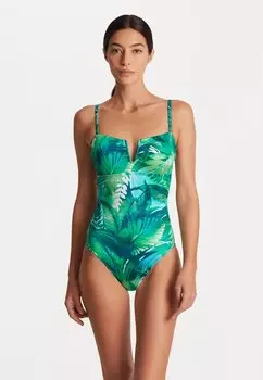 Купальник U WIRE OTS 1PC Lauren Ralph Lauren, мультиколор