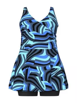 Купальник Ulla Popken Badeanzug, черный