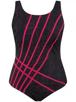 Купальник Ulla Popken Badeanzug, черный