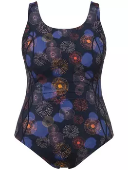 Купальник Ulla Popken Badeanzug, цвет marine