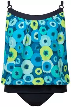 Купальник Ulla Popken, цвет Blue/marine blue