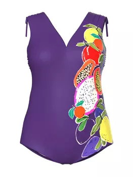 Купальник Ulla Popken, цвет dunkel lila