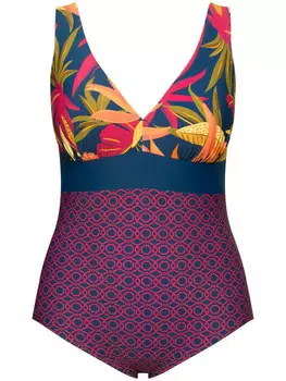 Купальник Ulla Popken, цвет dunkelindigo