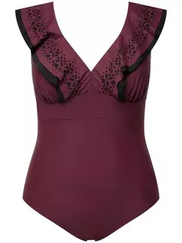 Купальник Ulla Popken, цвет dunkle beere