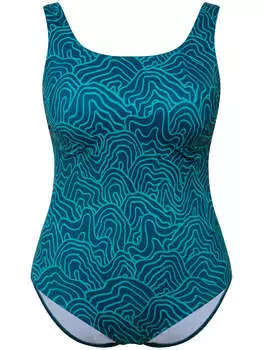 Купальник Ulla Popken, цвет dunkles petrol