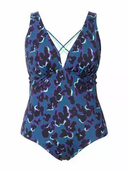 Купальник Ulla Popken, цвет dunkles petrol