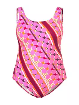 Купальник Ulla Popken, цвет hibiskuspink