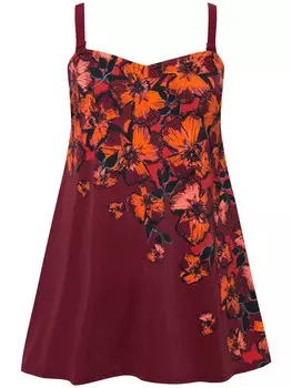 Купальник Ulla Popken, цвет weinrot