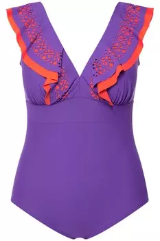 Купальник Ulla Popken, фиолетовый