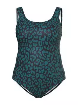 Купальник Ulla Popken, темно-зеленый