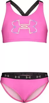 Купальник Under Armour Kids Racer Bikini, цвет Rebel Pink