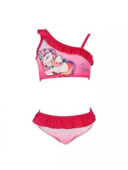 Купальник Unicorn Einhorn Mdchen Badeanzug Magischer Bikini fr den Pool oder am Strand, розовый
