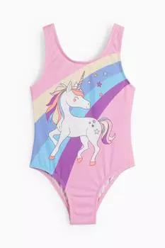 Купальник unicorn из лайкры xtra life C&A, фиолетовый