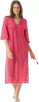 Купальник Vince Camuto Crochet Caftan Cover-Up, цвет Dragon Fruit