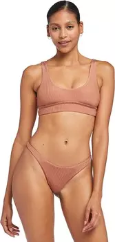 Купальник Vitamin A Sienna Tank, цвет Pink Sands Shimmer Rib