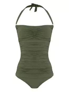 Купальник Wangari со сборками Lygia & Nanny, зеленый