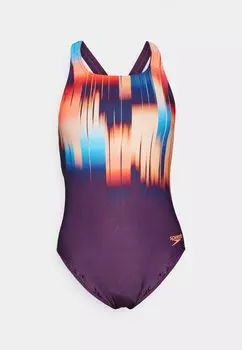 Купальник WOMENS DIGITAL PRINTED MEDALIST Speedo, фиолетовый