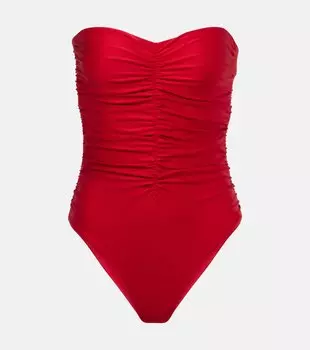 Купальник Yara с драпировкой Jade Swim, Red Sheen