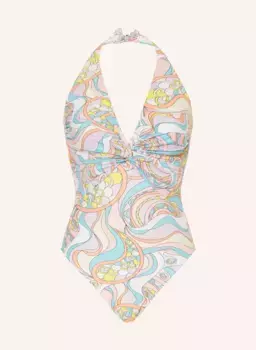 Купальник zanzibar с воротником-халатом Melissa Odabash, фиолетовый