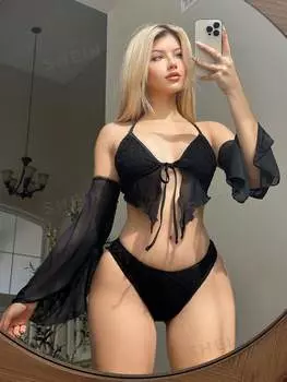 Купальник женский, 4 штуки