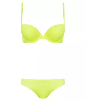 Купальник женский Ea7 раздельный, зеленый