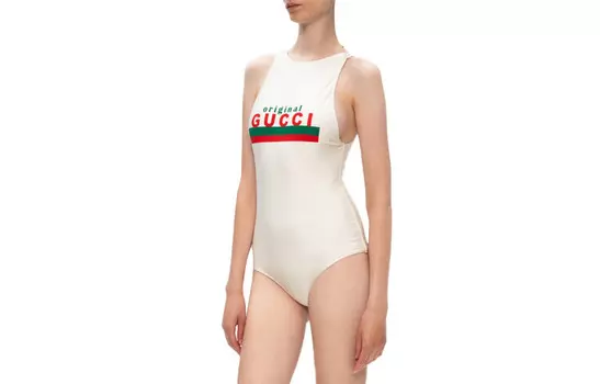 Купальник женский Gucci, белый